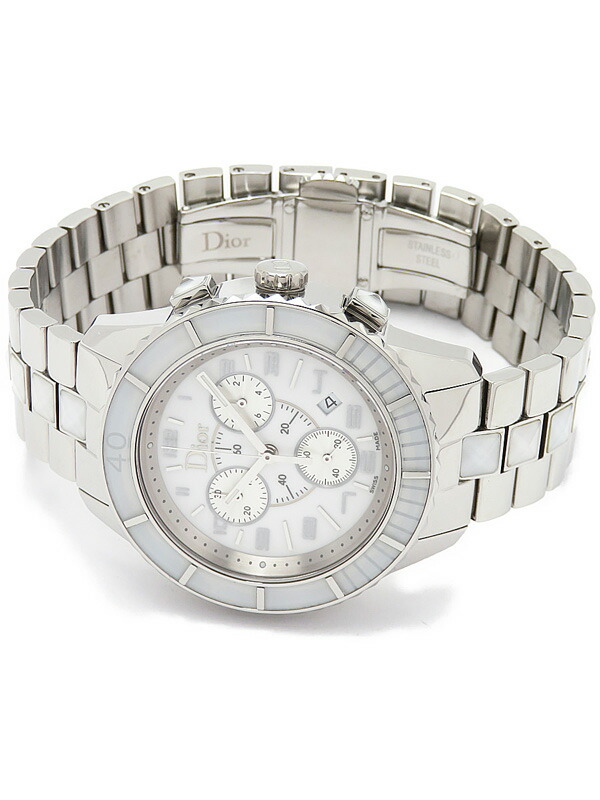 Christian Dior】クリスチャンディオール『クリスタル クロノグラフ