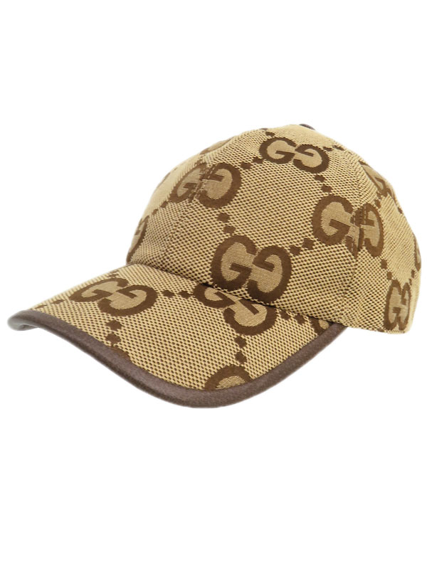GUCCI】グッチ『ジャンボ GGキャンバス ベースボールキャップ sizeXL