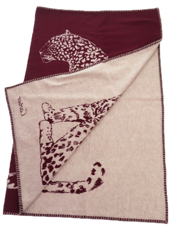 Cartier】カルティエ『パンテール ウール×カシミヤ ブランケット