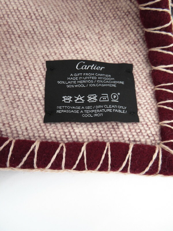 Cartier】カルティエ『パンテール ウール×カシミヤ ブランケット