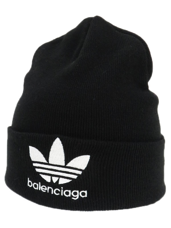 BALENCIAGA】バレンシアガ『アディダス ロゴ ニット帽 size2』724009