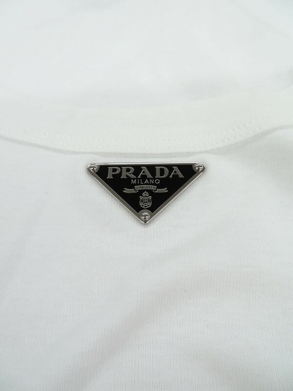 PRADA】プラダ『三角タグ トライアングルプレート タンクトップ size36