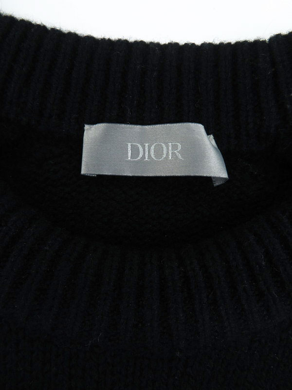 Dior Homme】ディオールオム『アトリエロゴ クルーネックセーター