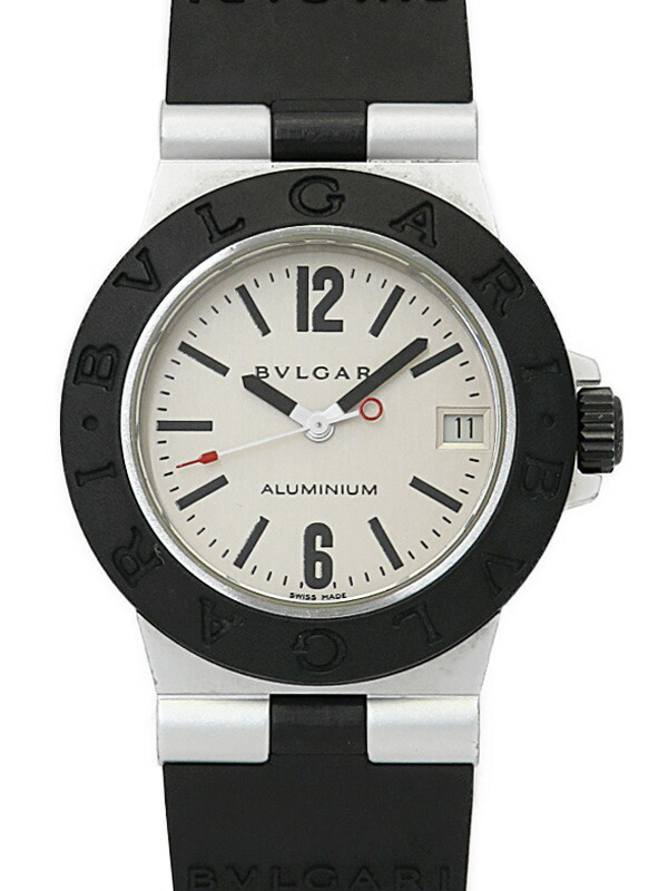 BVLGARI】ブルガリ『アルミニウム』AL32A ボーイズ クォーツ 1週間保証