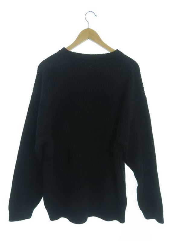 CELINE】セリーヌ『 オーバーサイズ ロゴ クルーネックセーター sizeM