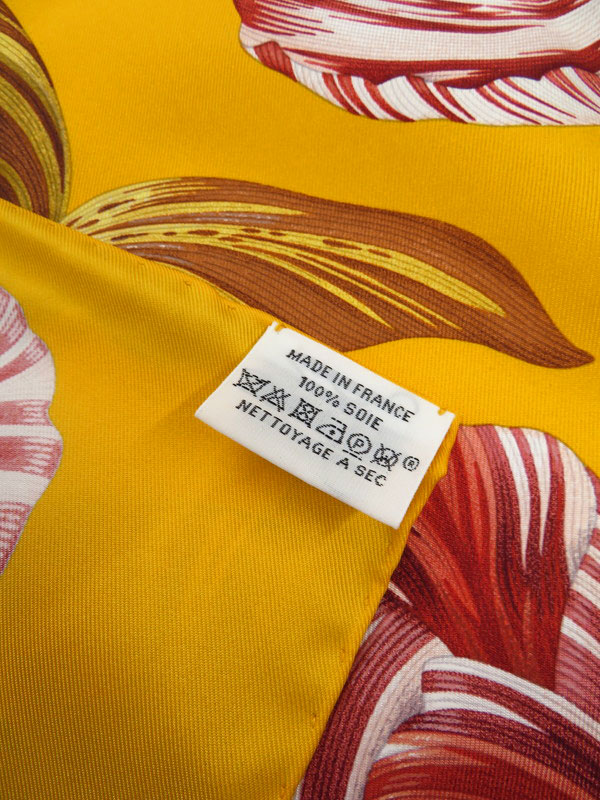 HERMES】エルメス『カレ90 チューリップマニア Tulipomanie