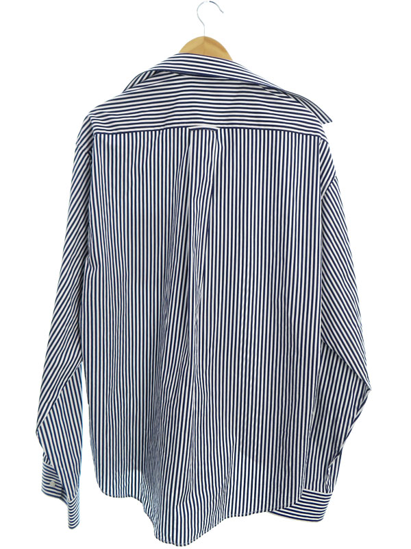 BALENCIAGA】バレンシアガ『ストライプ アシンメトリー デザイン長袖