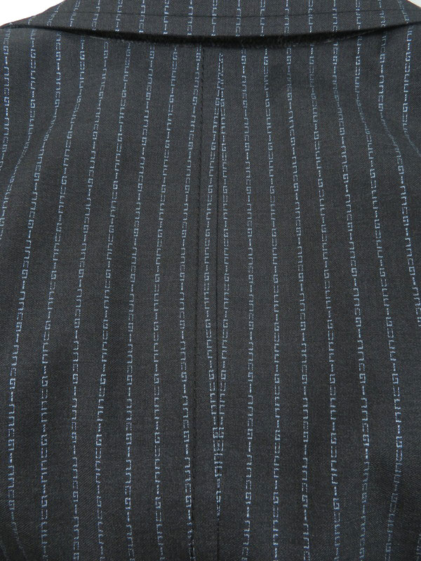 GUCCI】グッチ『ロゴストライプ テーラードジャケット size42』544850