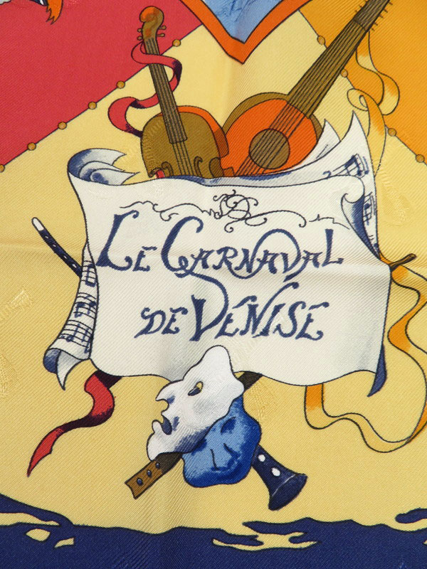 HERMES】エルメス『カレ90 ベニスのカーニバル LE CARNAVAL DE VENISE