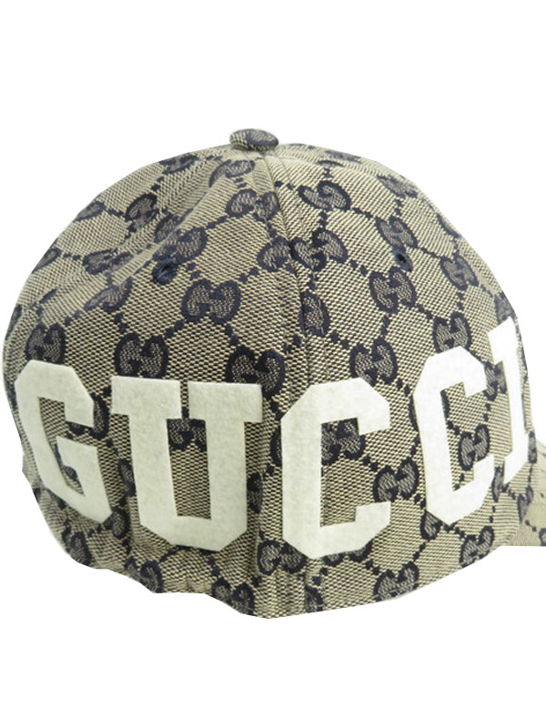 GUCCI】グッチ『サイドロゴ ナンバリング GG キャップ sizeL 59cm