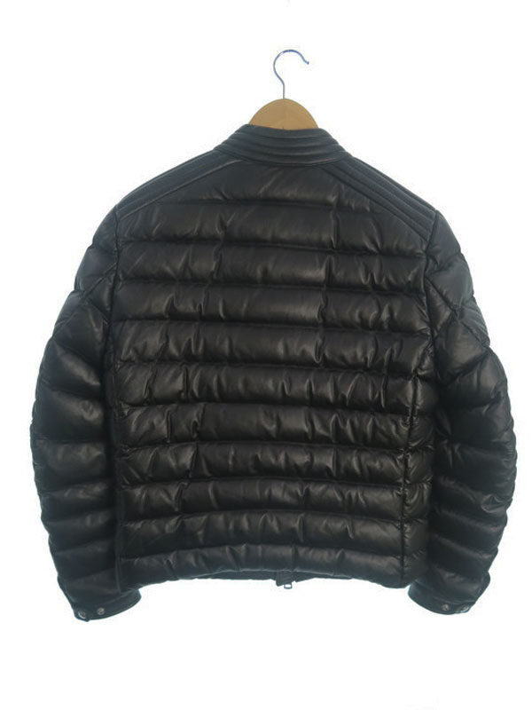 MONCLER】モンクレール『AMIOT レザーダウンジャケット size2