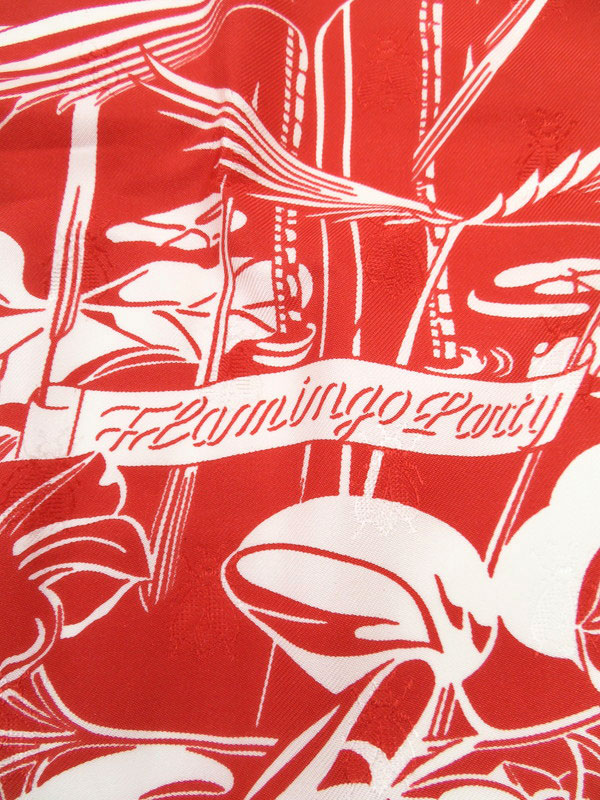 HERMES】エルメス『カレ90 フラミンゴパーティ FLAMINGO PARTY