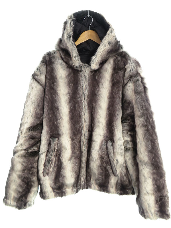 Supreme】シュプリーム『Faux Fur Reversible Hooded Jacket sizeXL