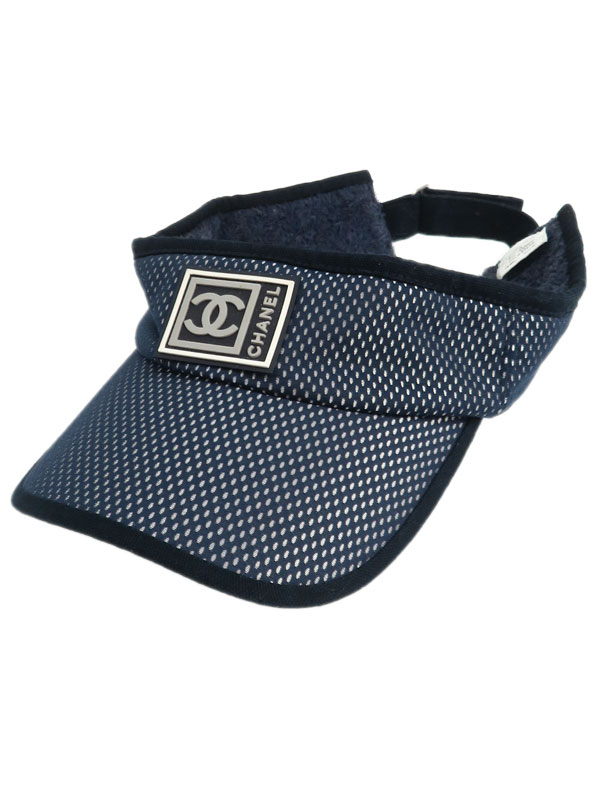 CHANEL】シャネル『スポーツライン ココマーク サンバイザー sizeONE