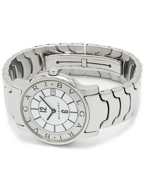 BVLGARI】ブルガリ『ソロテンポ』ST35S メンズ クォーツ 1ヶ月保証