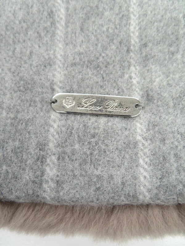 Loro Piana】ロロピアーナ『ベビーカシミヤ ミンクマフラー