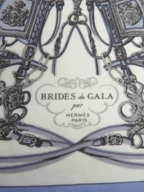 HERMES】エルメス『スムーズカレ90 シルクジャージー 式典用馬勒