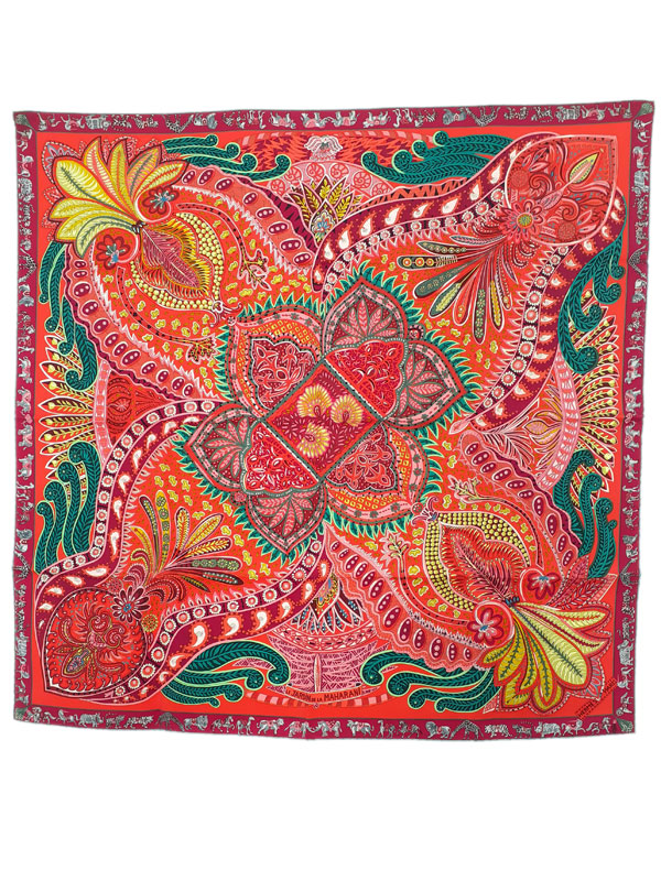 HERMES】エルメス『カレ90 マハラニの庭 LE JARDIN DE LA MAHARANI
