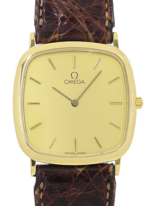 OMEGA】オメガ『デビル スクエア』メンズ クォーツ 1週間保証【中古