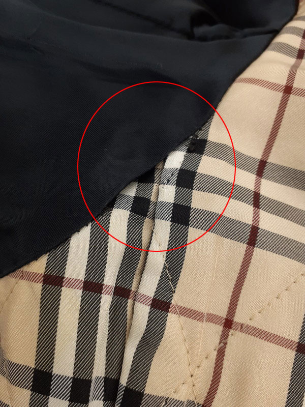 BURBERRY BLACK LABEL】バーバリーブラックレーベル『ラビットファー