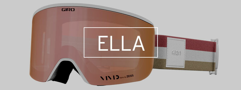スキーゴーグル GIRO ジロ レディース 2025 Ella / エラ【眼鏡・メガネ