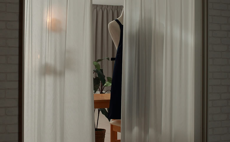 4112 ふわふわレースカーテン『ピクシー』 - カーテン通販 カーテン