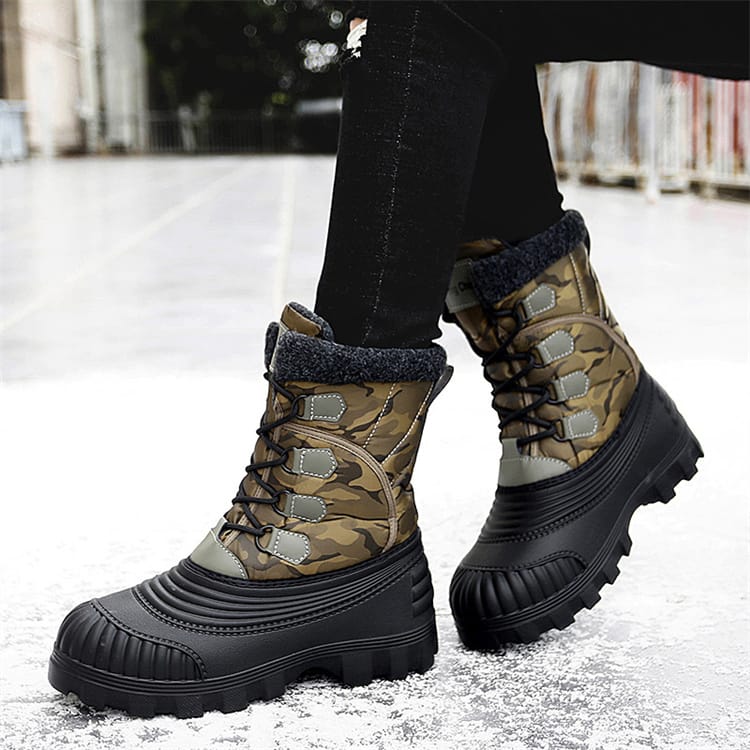 楽天市場】スノーシューズ メンズ カムフラージュ 迷彩柄 迷彩 裏起毛