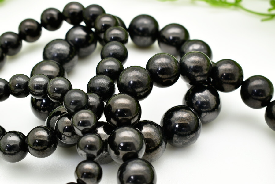 楽天市場】シュンガイト ブレスレット シュンガ石 【約10mm×20珠前後