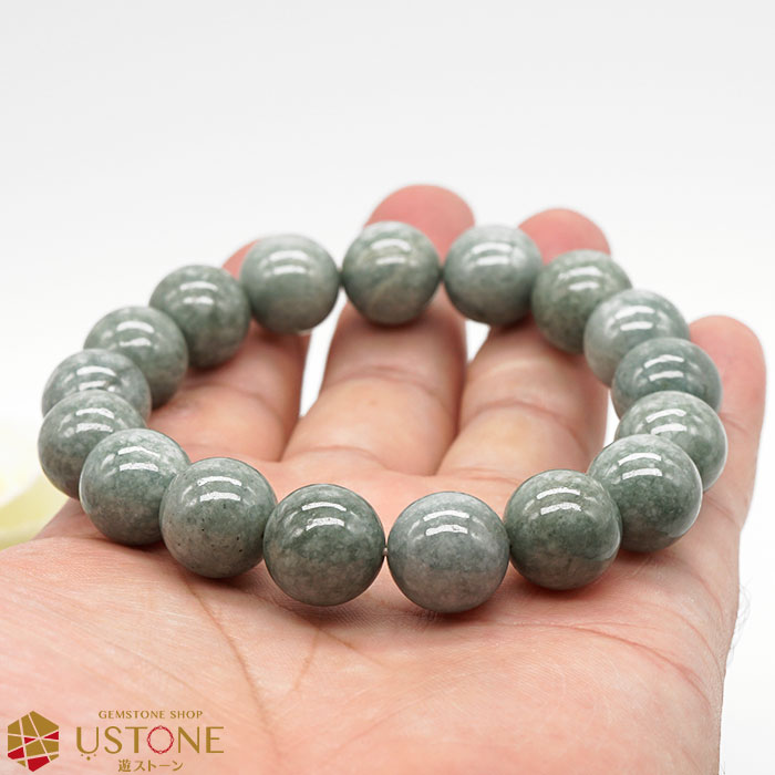 楽天市場】翡翠 ヒスイ ブレスレット 14mm ミャンマー産翡翠 AA+