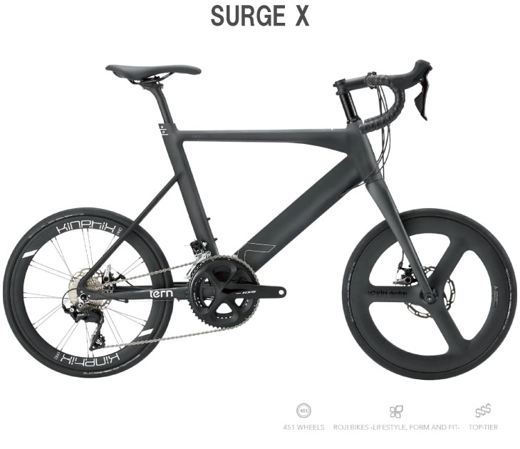 TERN ターン SURGE X サージュ カイ マットブラック 2×11SP 小径車