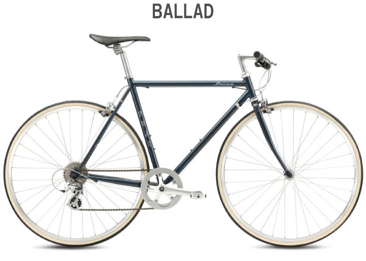 2026 FUJI フジ BALLAD バラッド ネイビー 8S クロスバイク | クロス