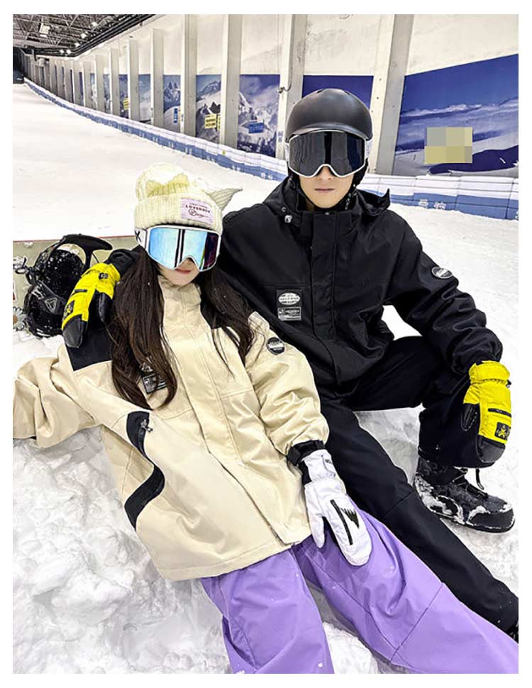 スキー スノボー ウェア セット ブルガリスポーツ フード付き 手袋付き