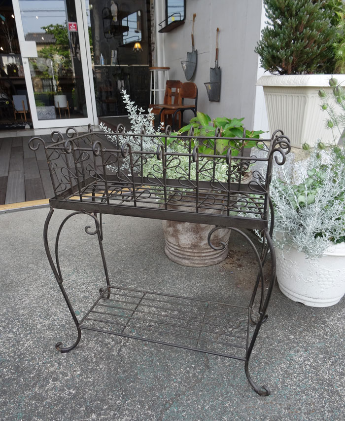 楽天市場】プランタースタンド 花台 2段 バスケット スタンド おしゃれ