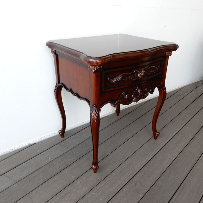 楽天市場】コンソール 花台 電話台 マホガニー コンソールテーブル