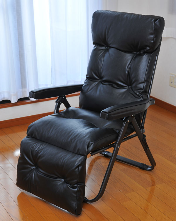 楽天市場】リクライニングチェア フットレスト付 TAN-666