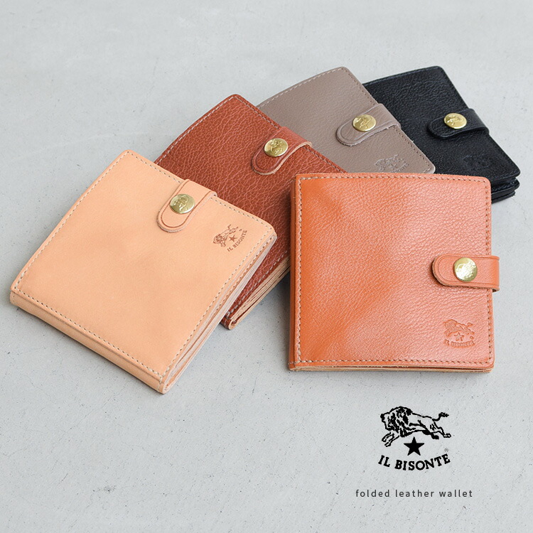 ◇【国内正規販売店】[412228]IL BISONTE(イルビゾンテ) 二つ折り財布