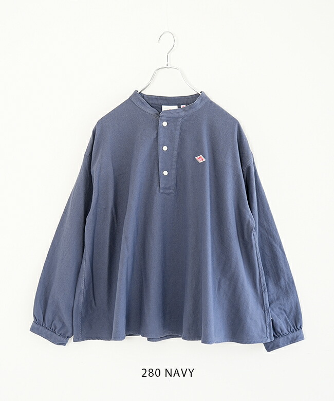 ◇[DT-B0304OCV] DANTON(ダントン) ヘンリーネックプルオーバーシャツ
