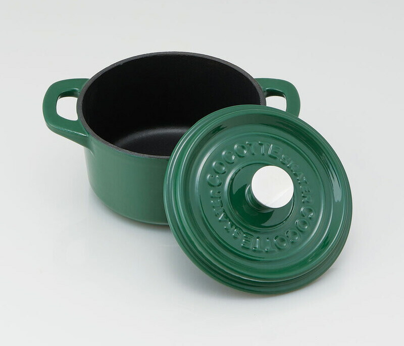 ユアサプライムス.com｜IH対応 ココット鍋 16cm リーフグリーン