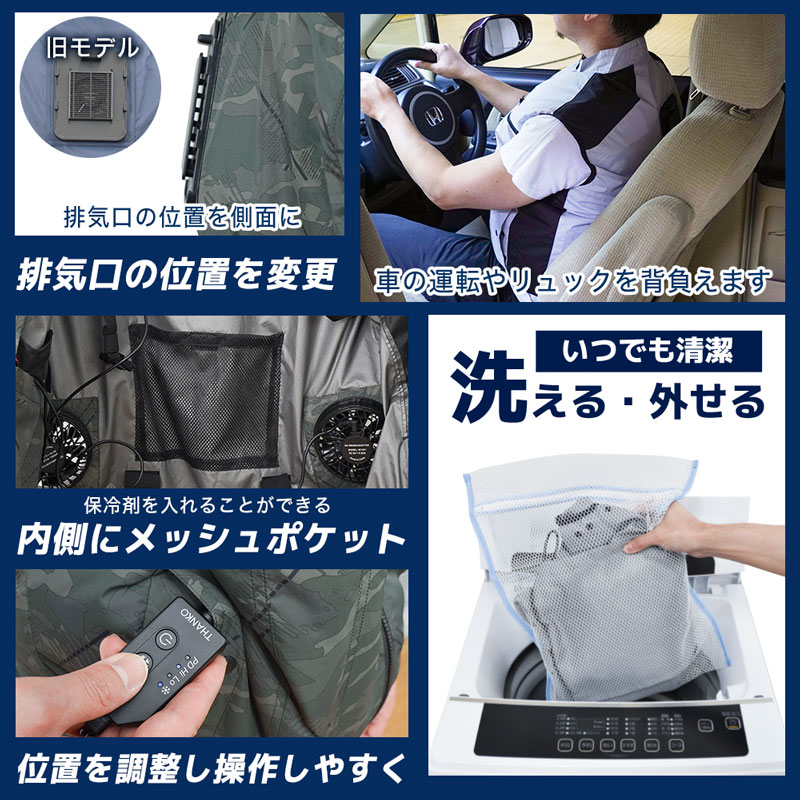 ユアサプライムス.com｜サンコー 圧倒的に冷える 冷蔵服4 TKCV25