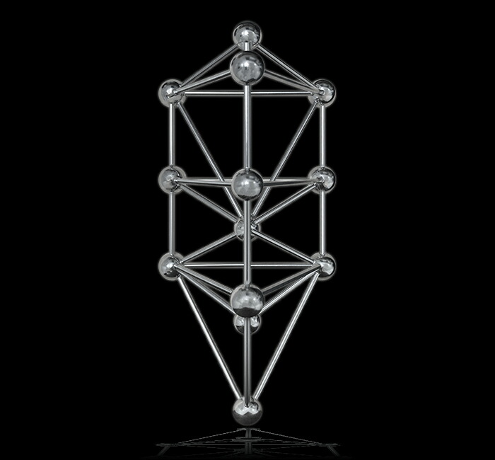 楽天市場】模型 3Dカバラ パドマ（ステンレス） : クスリエショップ ユニカ