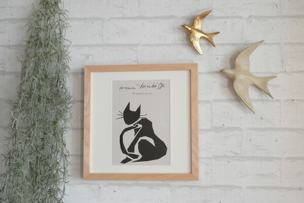 楽天市場】『幅27.5cm アートフレーム アンリ・マティス Black Cat