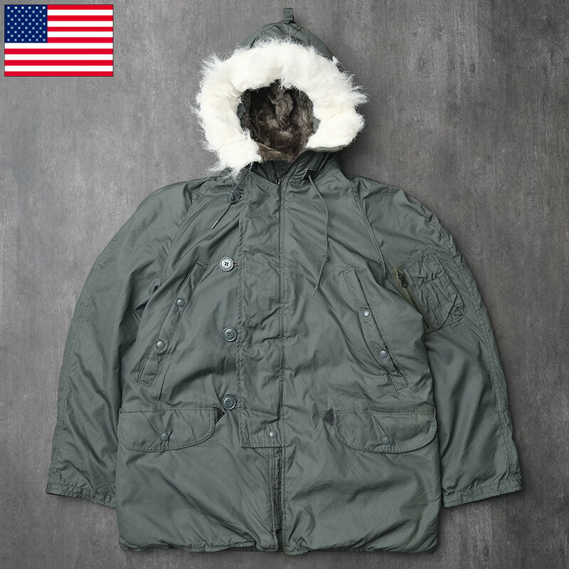 楽天市場】米軍 N-3B フライトジャケット 80年代 デッドストック