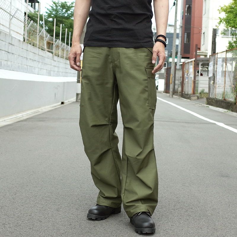 楽天市場】米軍タイプ M-65フィールドパンツ ノンウォッシュ PP062YN