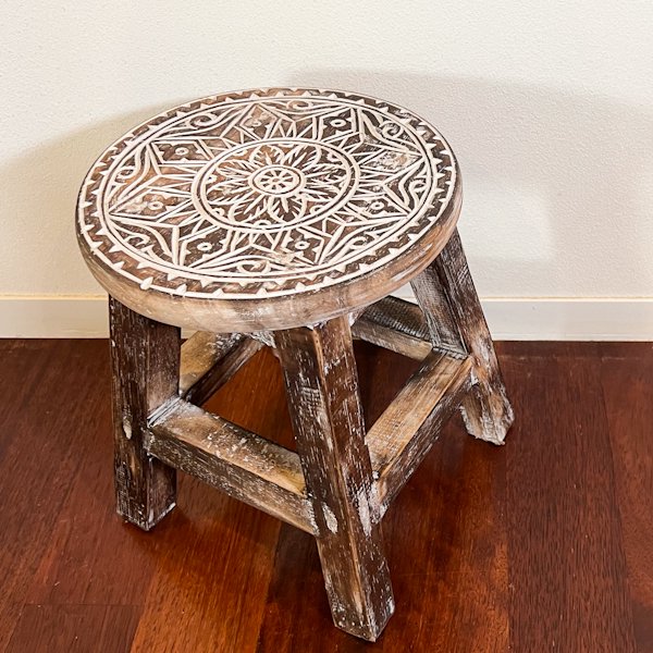 楽天市場】☆レビューで特典☆スツール 木製 花台 踏み台 足置き 椅子