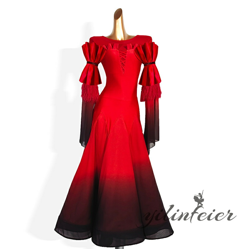 楽天市場】社交ダンスドレス ワンピース レディース ダンスウエア 社交