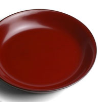 楽天市場】漆器・輪島塗：椿皿No.2・奥田志郎《銘々皿・15.0cm》 : 和