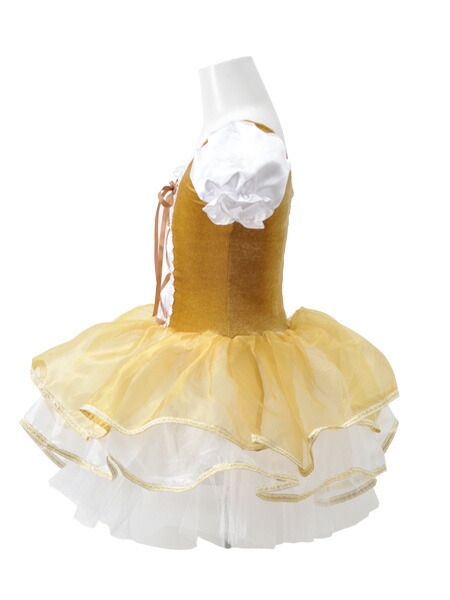 バレエ チュチュ 子供 サイズ ゴールド レオタード tutu バレエ衣装