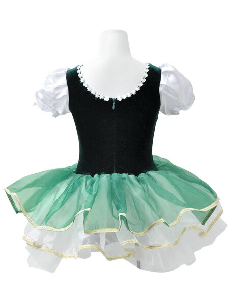 バレエ チュチュ 子供 グリーン レオタード tutu ちゅちゅ バレエ衣装