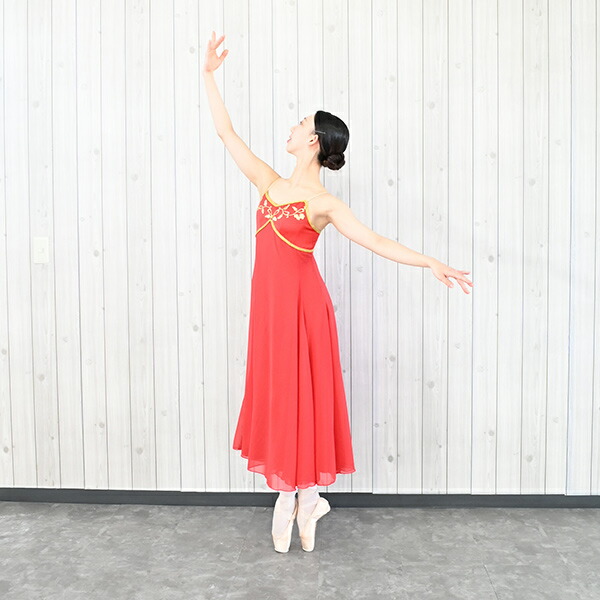 バレエ チュチュ 大人 バレエ衣装 大人用 大人サイズ 赤 衣装