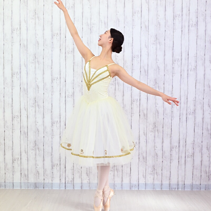 バレエ チュチュ 大人 白 バレエ衣装 舞台 発表会 大人用 大人サイズ